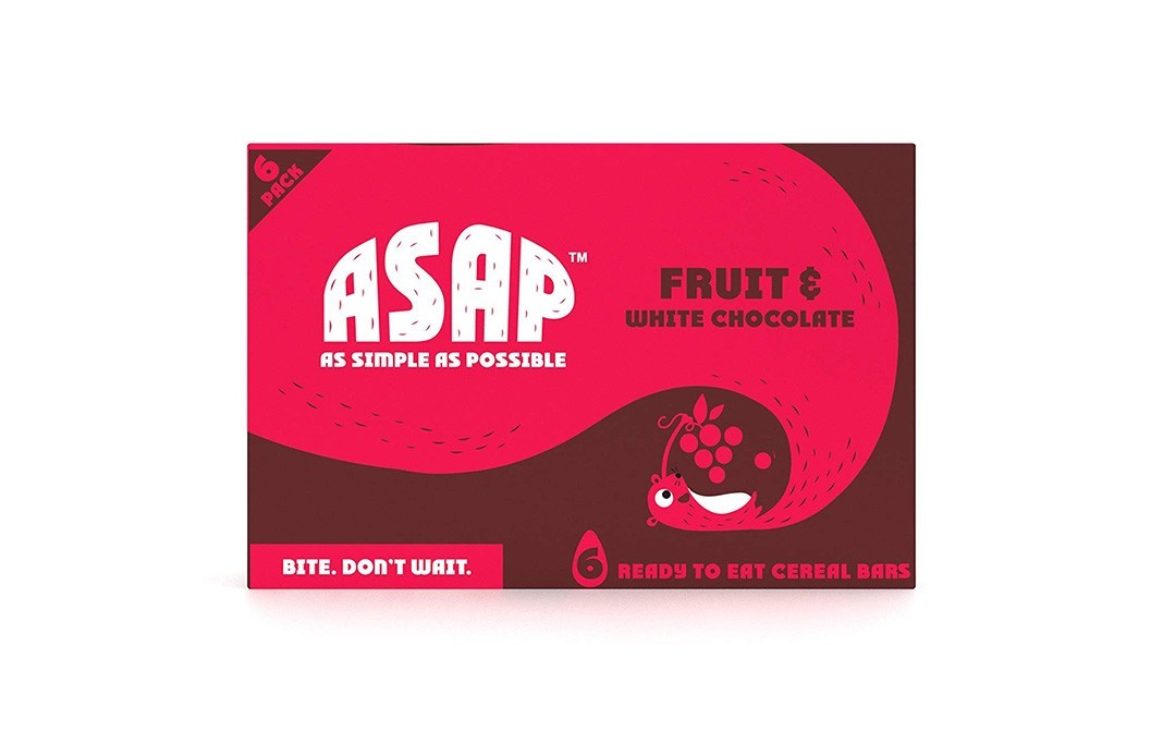 ASAP Fruits & White Chocolate Bars   Box  40 grams